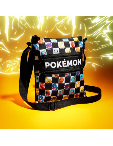 Bolsa Cruzada Pokemon CYP para Niños 26x22x3.5 cm