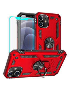 Funda Protectora Grado Militar Yiakeng para iPhone 12/12 Pro Roja
