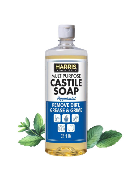 Jabón de Castilla Multiusos Harris Menta 946 ml Ecológico