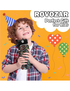 Botella de Agua ROVOZAR 16oz Acero Inoxidable para Niños 2