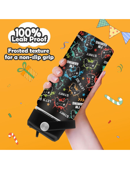 Botella de Agua ROVOZAR 16oz Acero Inoxidable para Niños