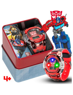 Reloj LCD para Niños Transformers Accutime - Correa Ajustable 2