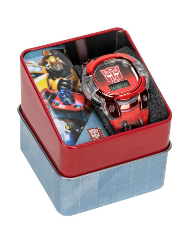 Reloj LCD para Niños Transformers Accutime - Correa Ajustable
