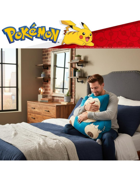 Almohada Corporal Franco Pokemon Snorlax 65x91 cm Suave
