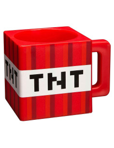 Taza de Bloque TNT Minecraft 290 ml Plástico Multicolor
