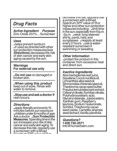 Protector Solar Mineral Hurraw! SUNUP SPF 27 - 100% Natural