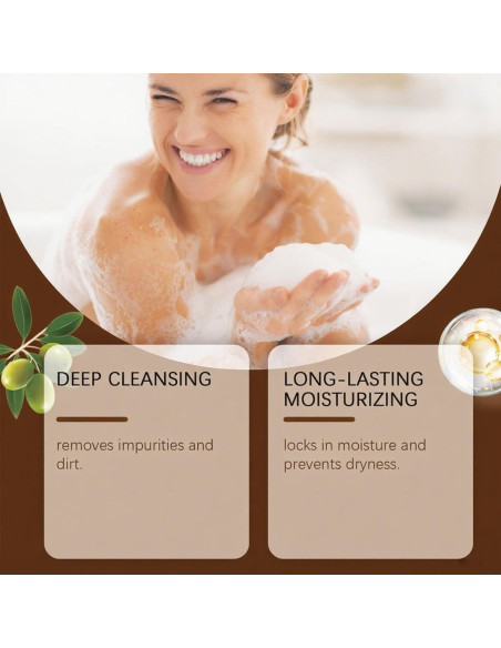 Jabón Negro Marroquí con Argán y Rosa 221g - Exfoliante Natural