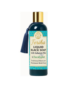 Jabón Negro Líquido Feriha 500ml - Exfoliante Corporal Marroquí