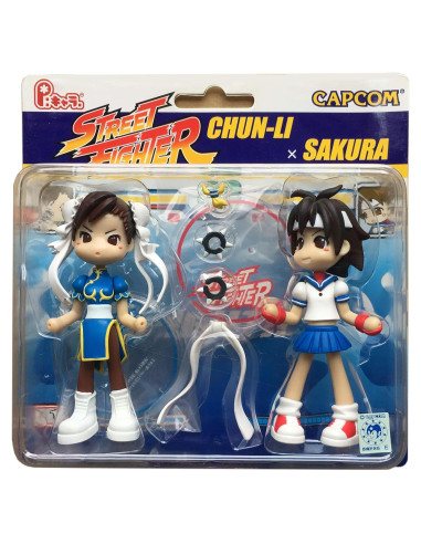 Conjunto de Figuras GSI Creos Street Fighter Chun-Li y Sakura