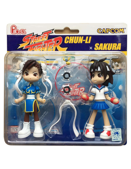 Conjunto de Figuras GSI Creos Street Fighter Chun-Li y Sakura