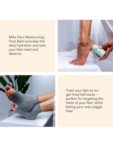 Bálsamo para Pies y Calcetines Hidratantes Mika Vie 255g