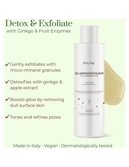 Gel Limpiador Exfoliante Vegano Insane Glow - 200ml - Ácido Hialurónico