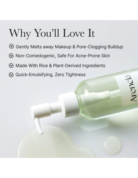 Aceite Limpiador Desmaquillante ARENCIA Pore Melt 200 ml