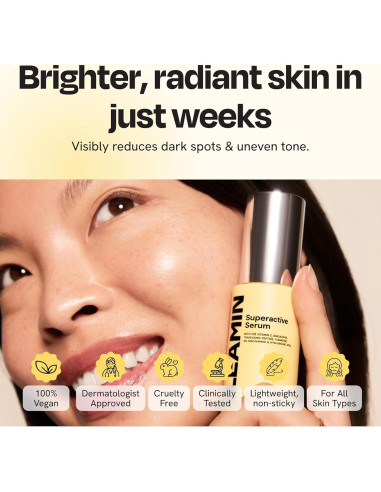 Suero Facial Iluminador Gleamin 15% Vitamina C 29.57 ml