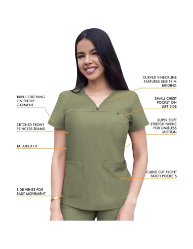Conjunto de Scrubs Adar Pro Movement para Mujeres - Top y Pantalones