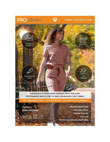 Conjunto de Scrubs Adar Pro Movement para Mujeres - Top y Pantalones