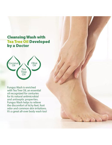 Lavado de Pies y Cuerpo New Road 170g - Aceite de Árbol de Té