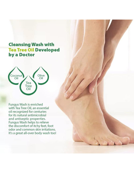 Lavado de Pies y Cuerpo New Road 170g - Aceite de Árbol de Té