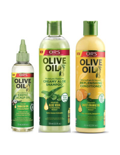 Aceite Exótico ORS 121.9g y Champú Acondicionador Aloe