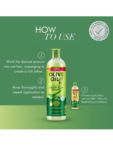 Aceite Exótico ORS 121.9g y Champú Acondicionador Aloe