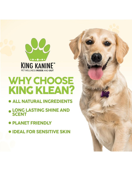 Champú Natural King Kanine King Klean 473 ml para Mascotas Champú Natural King Kanine King Klean 473 ml para Mascotas