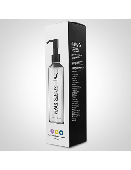 Suero de Aceite de Argán HerStyler 150 ml - Antifrizz y Brillo