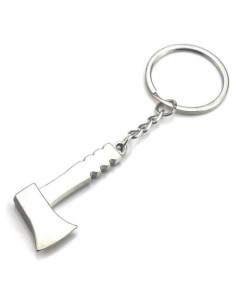 Llavero Colgante de Metal Unisex Organizador de Llaves Plata