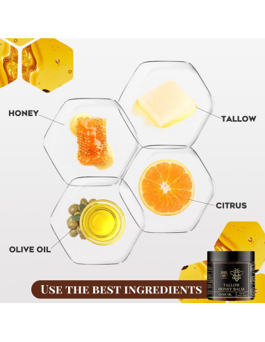 Bálsamo Hidratante de Grasa de Res Orgánica 200 g - Genérico