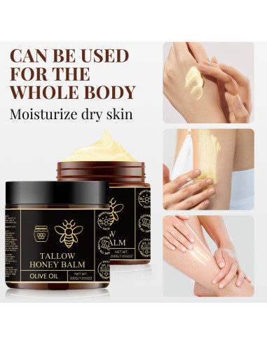 Bálsamo Hidratante de Grasa de Res Orgánica 200 g - Genérico