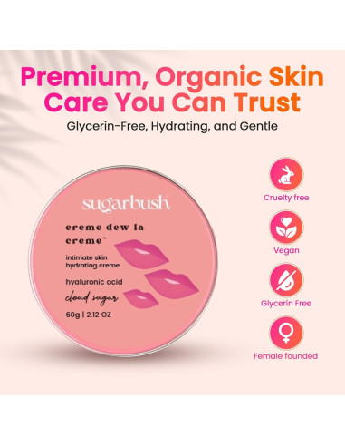Crema Intima Dew Sugarbush - Ácido Hialurónico 56.7g