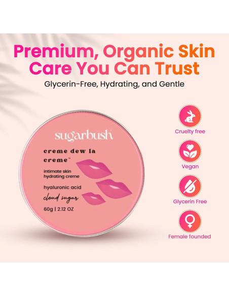 Crema Intima Dew Sugarbush - Ácido Hialurónico 56.7g