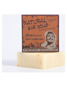 Barra de Jabón Natural 142g SKIRIFINE Aroma Naranja de Verano