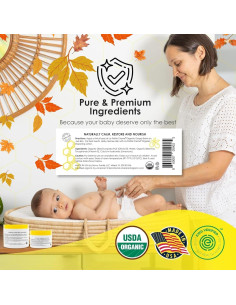 Bálsamo Orgánico para Pañales La Petite Creme 113 g - Crema Suave para Bebés 2