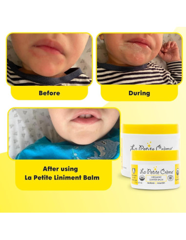 Bálsamo Orgánico para Pañales La Petite Creme 113 g - Crema Suave para Bebés