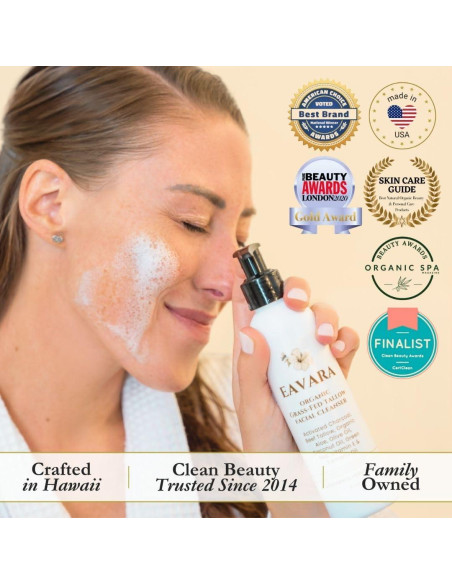 Juego de Cuidado Facial Orgánico - Limpiador, Suero y Hidratante