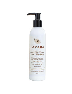 Limpiador Facial Eavara 170g con Grasa de Res y Carbón Activado