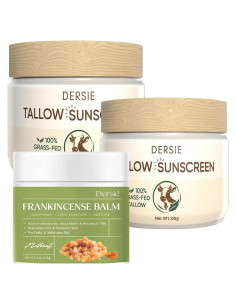 Paquete de Cuidado Natural Dersie: Protector Solar y Balsamo