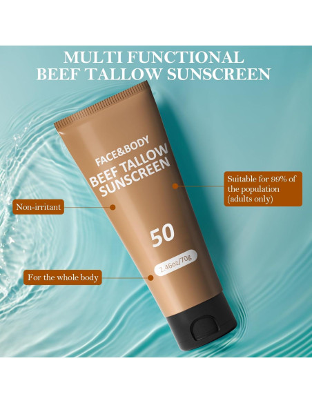 Protector Solar Natural HZENPPOR 3 Paquetes 69.85g