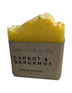 Jabón Vegano de Zanahoria y Bergamota 127g - Natural