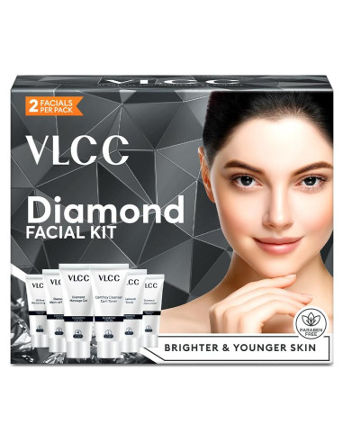 Kit Facial de Diamante VLCC - 6 Pasos para Piel Radiante 60g