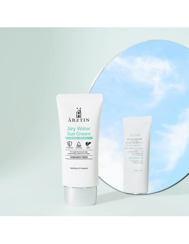 Crema Solar Loción Airy Water SPF50+ UCL - Sin Residuos Blancos