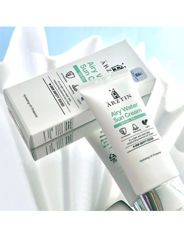 Crema Solar Loción Airy Water SPF50+ UCL - Sin Residuos Blancos