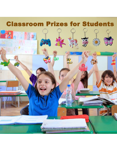 50 Llavero de Caricaturas Veryrich para Fiestas y Regalos