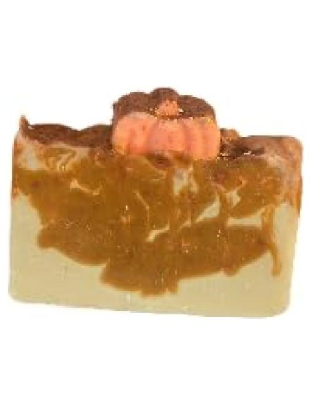 Jabón Orgánico de Proceso en Frío con Remolino Queso de Calabaza 141g