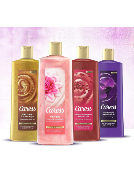 Jabón Corporal Hidratante Caress 720 ml con Extracto de Seda