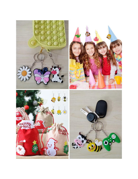 50 Llavero de Caricaturas Veryrich para Fiestas y Regalos