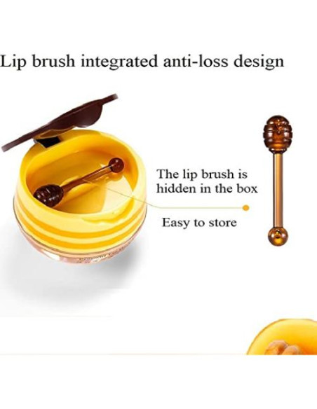 Bálsamo Labial de Miel 4 PCS WenFeng Hidratante 181g