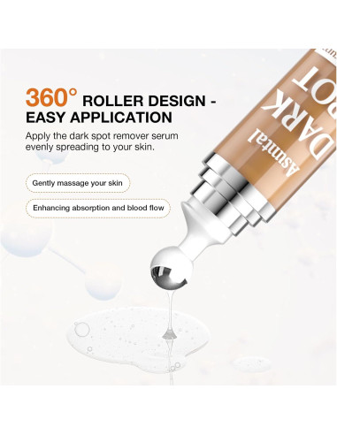 Removedor de Manchas Oscuras Ausmtal 19.9 ml con Rodillo Masaje