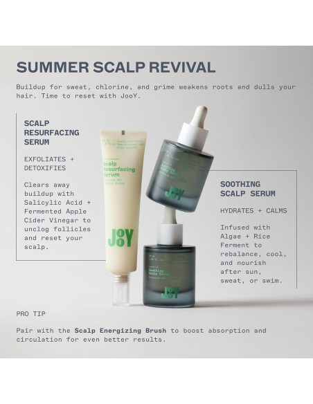 Suero para Cuero Cabelludo JooY Dúo Calmante y Renovador 2x30ml