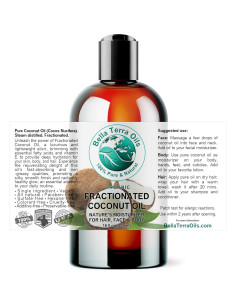 Aceite de Coco Fraccionado Orgánico Bella Terra 473 ml - Hidratante 2